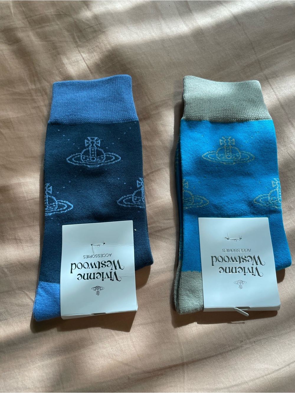 2 pairs Vivienne Westwood thin knit socks